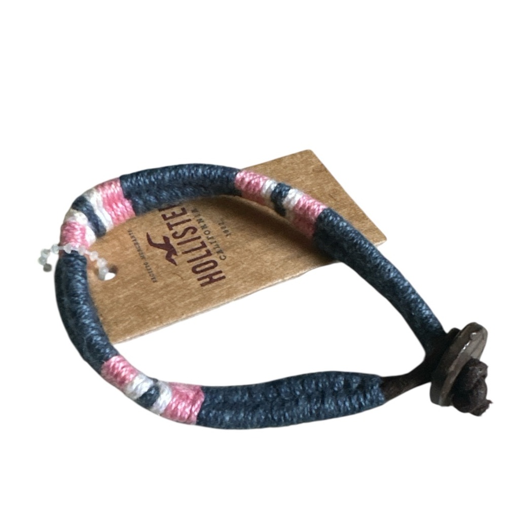 Hollister Blue and Pink Bracelet